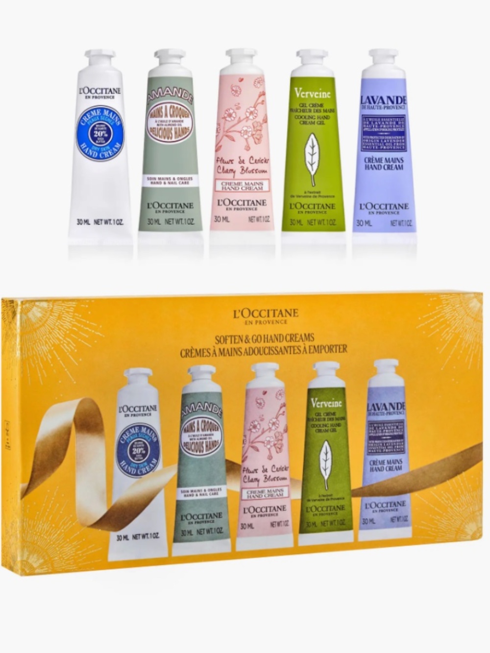L'Occitane Soften & Go Hand Cream Set